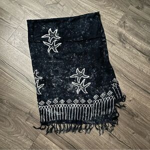 Starfish Bikini Coverup Shawl / Wrap